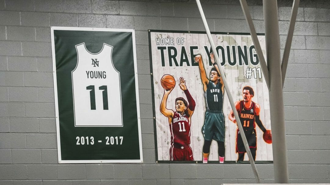 NBA All-Star Trae Young Has Norman North Jersey Retired