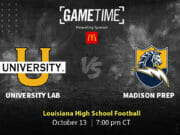 University Lab Cubs vs Madison Prep Chargers Louisiana High School football Free Stream