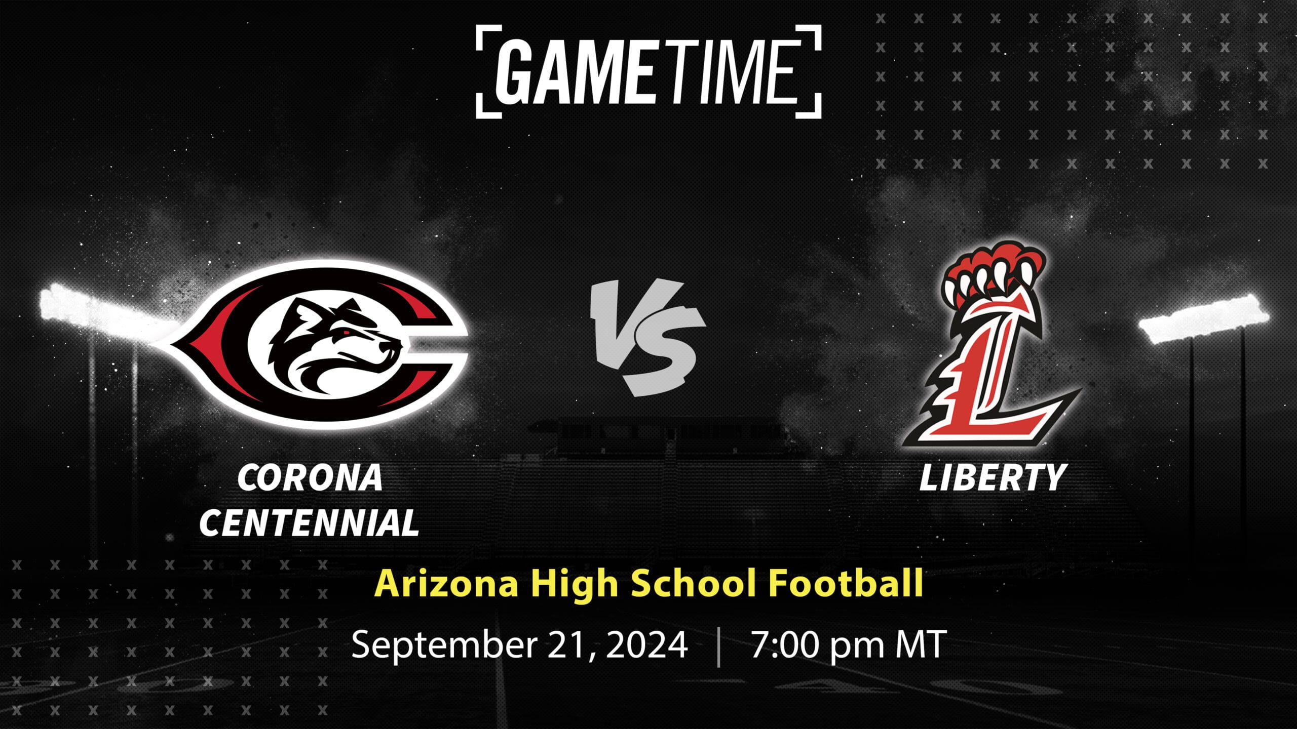 Arizona high School Football Live Stream Corona Centennial vs Liberty