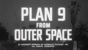 Halloween movie classics. Fall Fright Fest on YurView. Plan 9 from outer space.